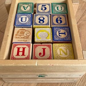 The nature company ABC blocks and numbers